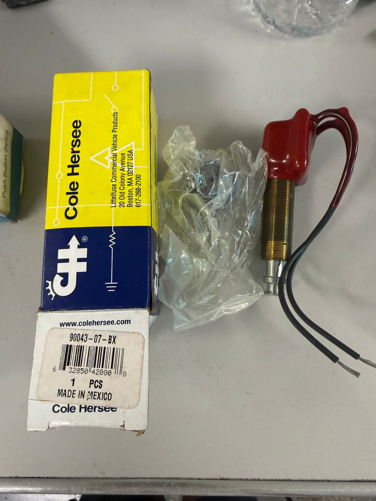 Cole Hersee Push Button Switch (90043-07-BX)