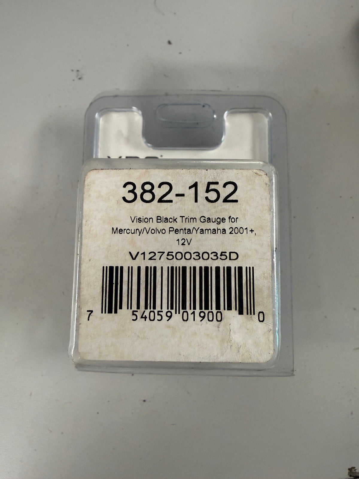 VDO 382-152 Vision Black Series Electrical Power Trim Gauge