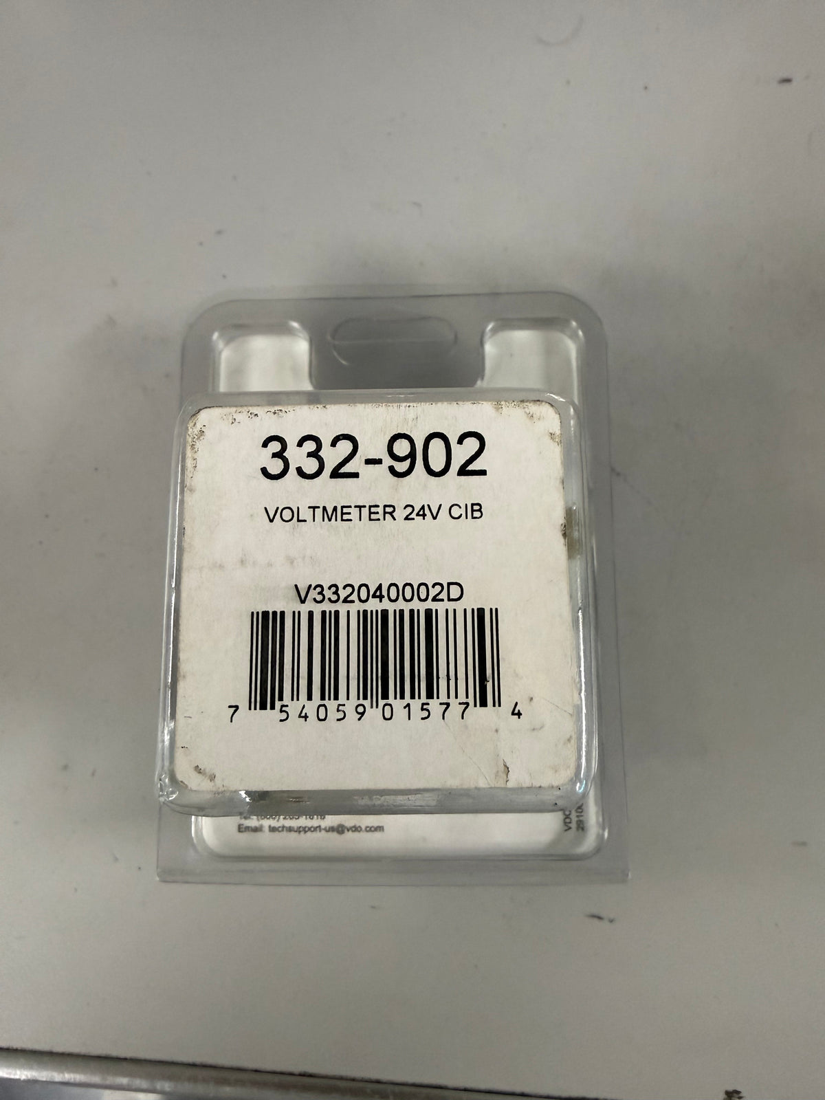VDO 332-902 Cockpit International Series Electrical Voltmeter Gauge engineered to monitor battery systems and charging health in heavy-duty machinery
