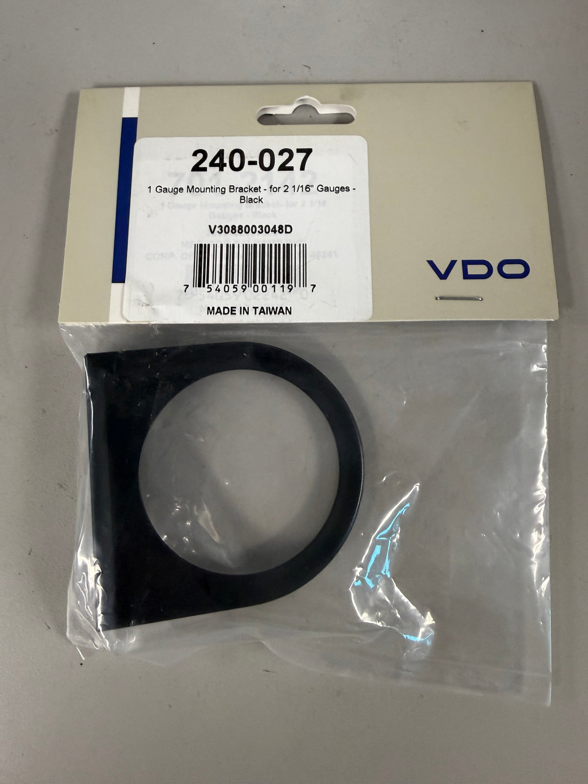 VDO Single-Hole Under-Dash Gauge Mounting Bracket # 240-027