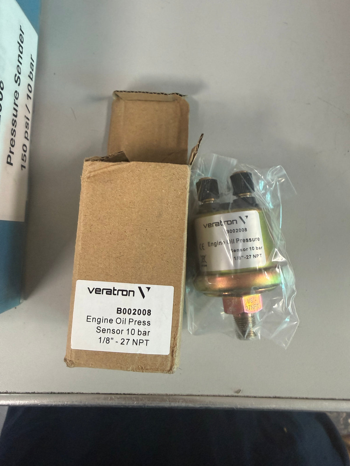 Veratron Pressure Sender 150 Psi ( 10 Bar ) 1/8 Npt FG #B002008