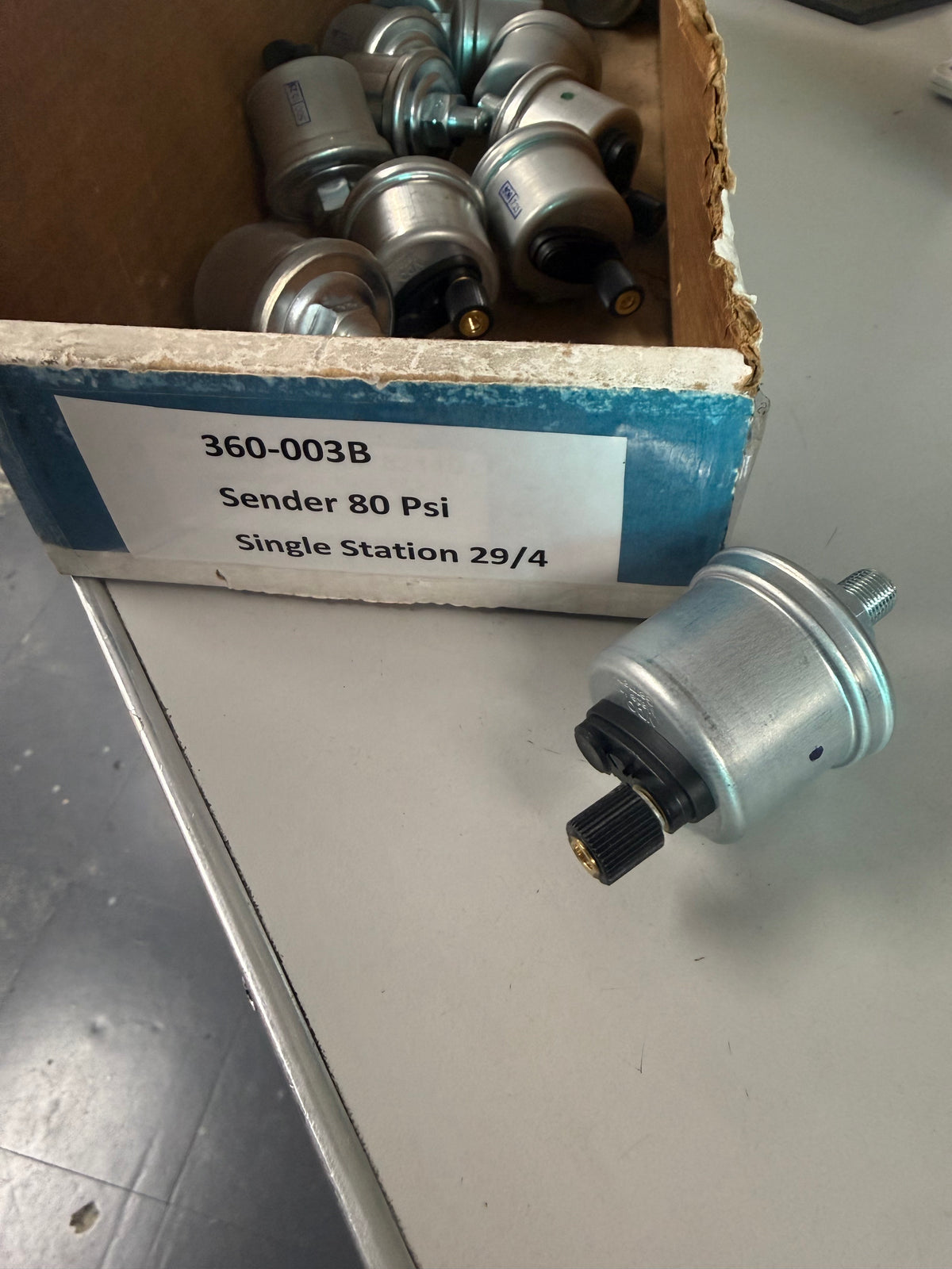 VDO SENDER PRESS 80PSI 1/8-27NPT 29/4 #360-003B