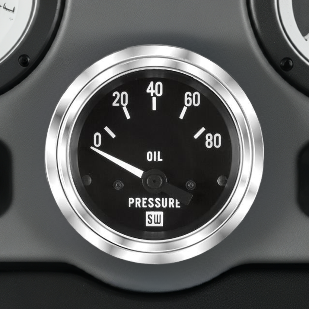 Deluxe Oil Pressure Gauge 80 PSI - 82113