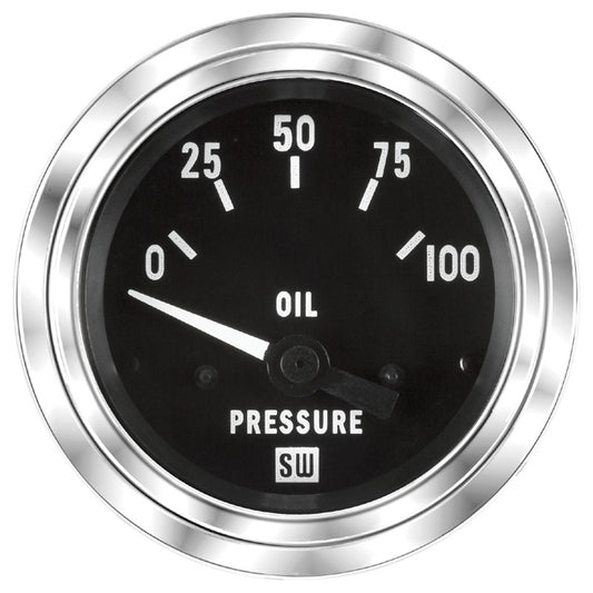 Deluxe Oil Pressure Gauge 0-100 PSI - 82116