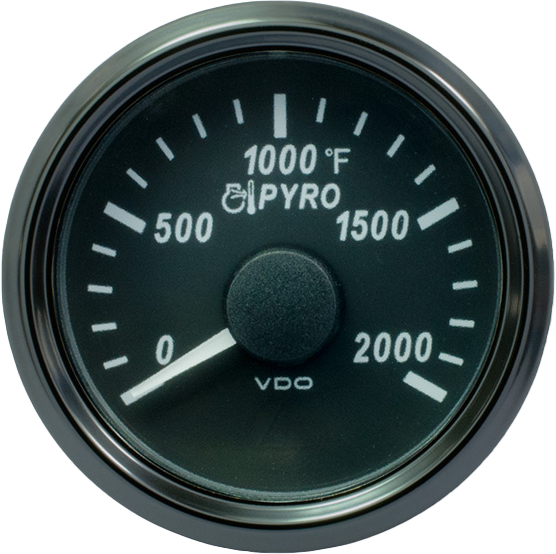 SingleViu 52mm 2000°F Abgastemperaturmessgerät ohne Kabelbaum - A2C3833040001