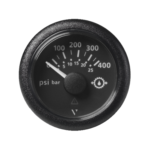 ViewLine 400 PSI/25 bar Gear Pressure Gauge 12/24V - A2C59514145