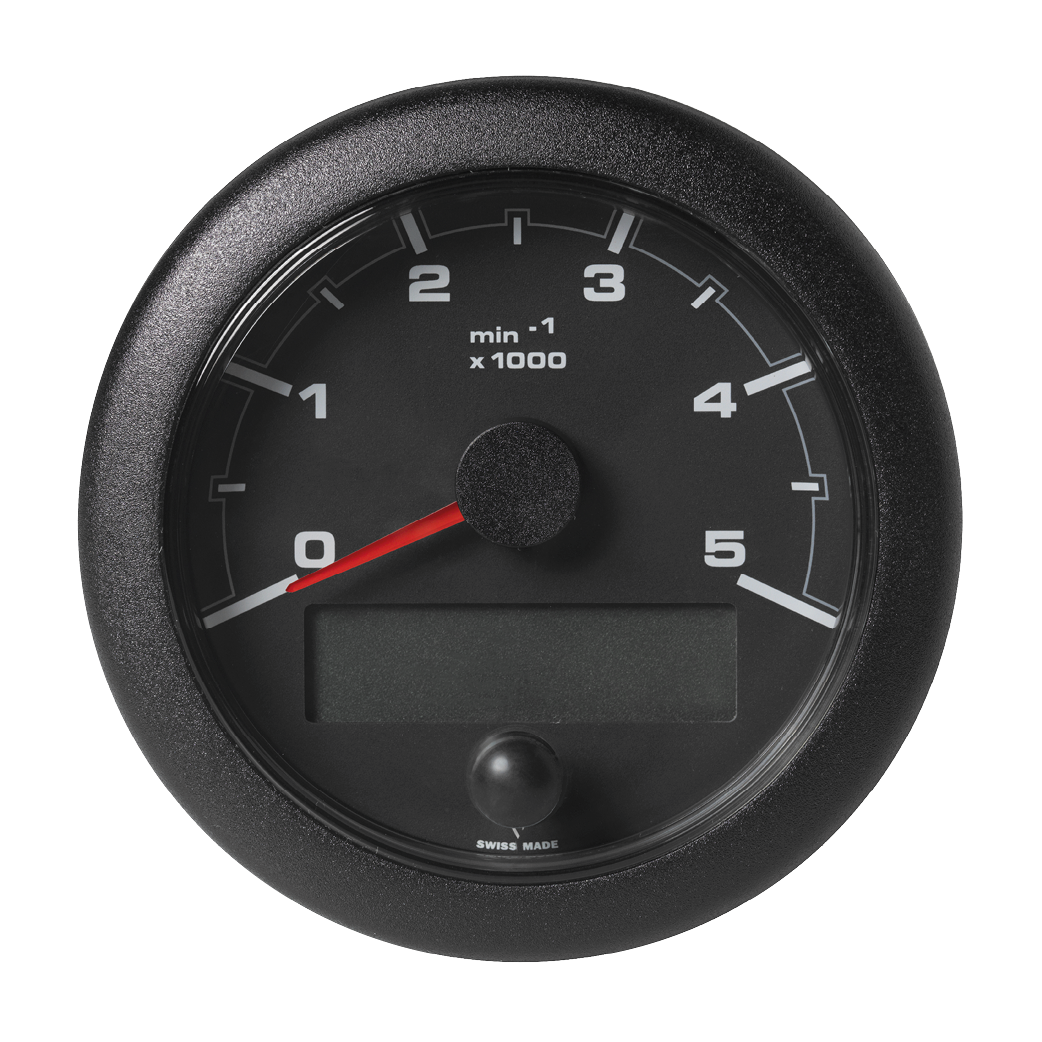 Compass Speedometer OceanLink Tachometer 5000RPM 85mm Black - A2C1065720001 – Lauderdale ...