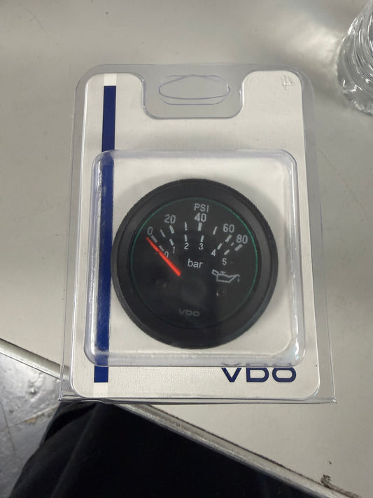 VDO Cockpit International Gen 2 80psi/5 Bar Oil Pressure Gauge #350-93400
