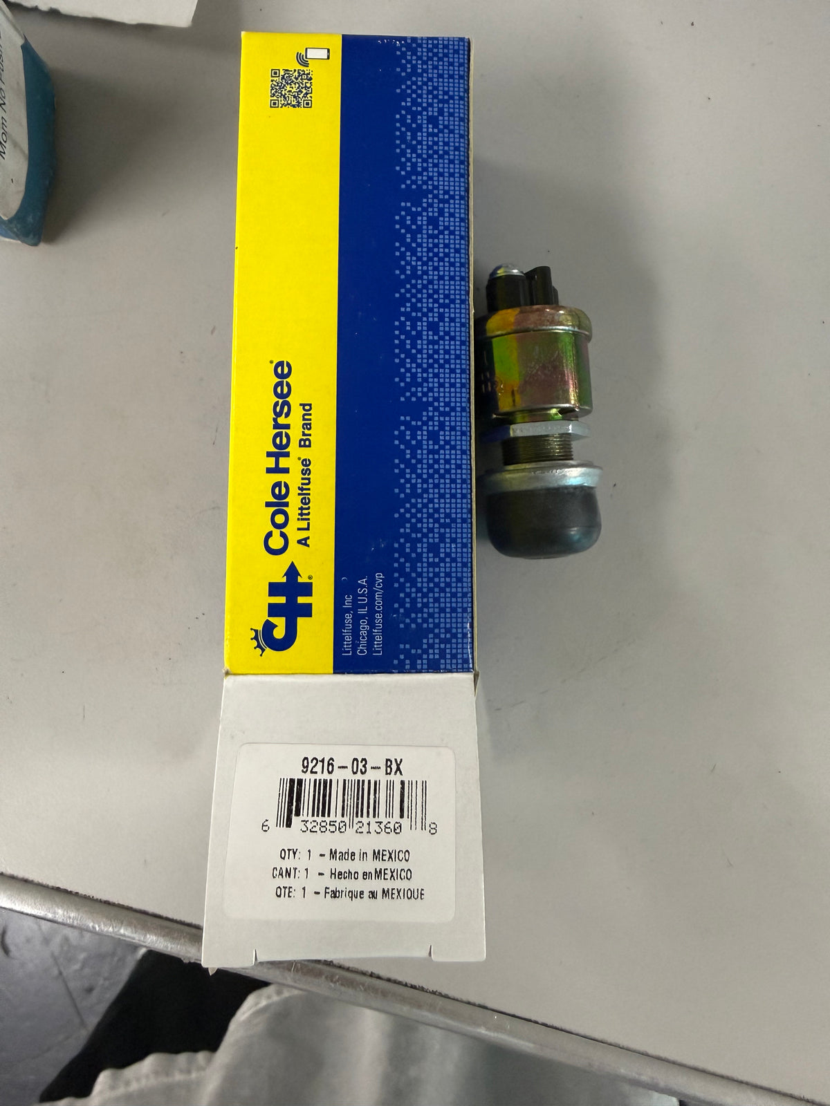 Cole Hersee Momentary Push Button Switch 9216-03-BX