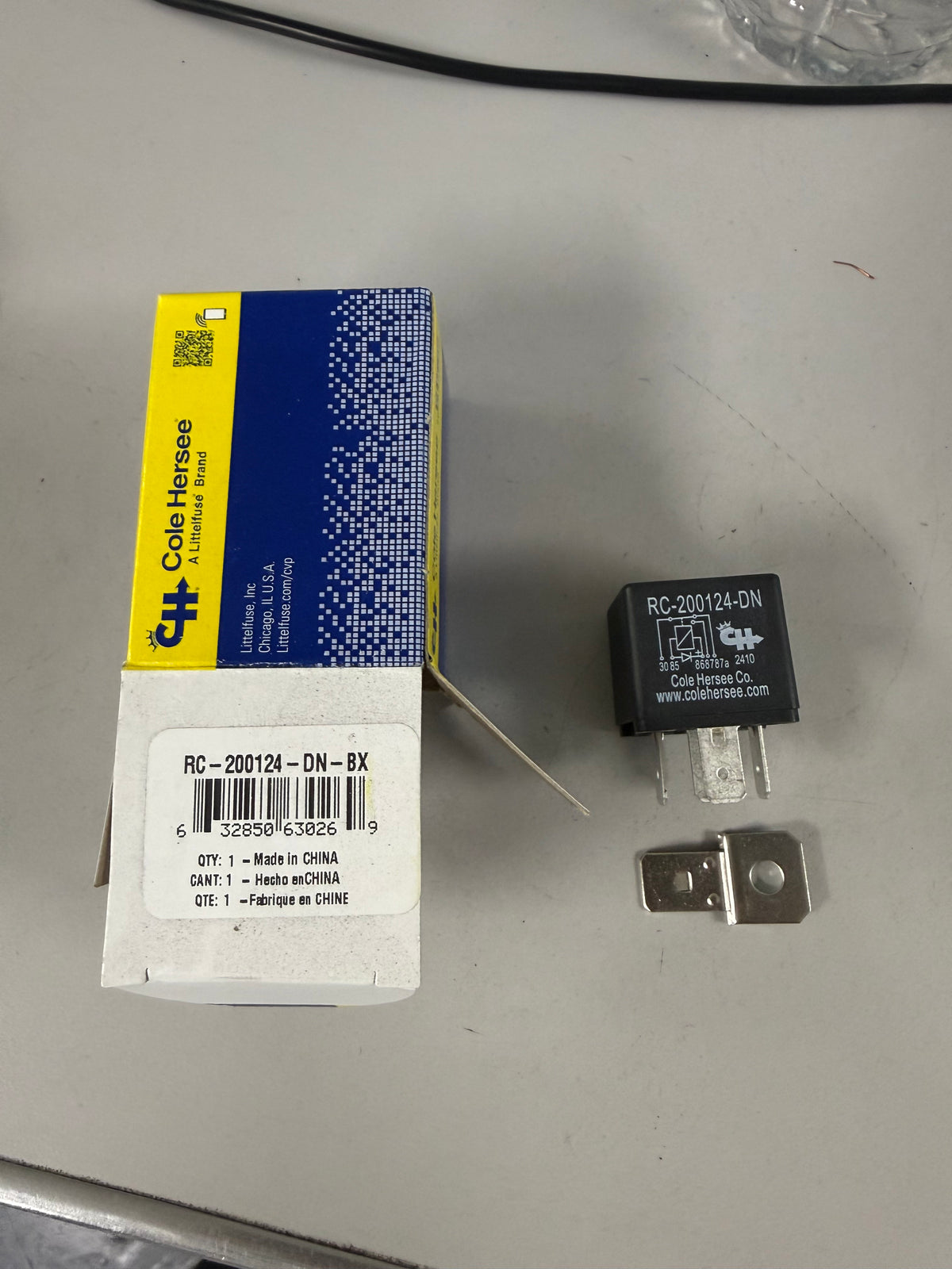 Cole Hersee RC-200124-DN-BX individually boxed Form C ISO Mini Relay