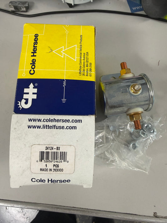 Cole Hersee 24124-BX  24V SPST Continuous Duty Solenoid