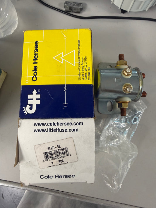 Cole Hersee 24401-BX heavy-duty 12V Two-Circuit Continuous Duty Solenoid