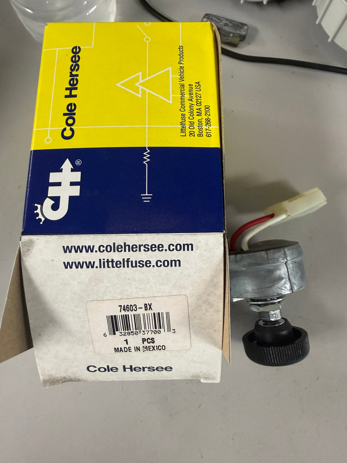 Cole Hersee 74603-BX heavy-duty 12V DC Electronic Rotary Dimmer Switch