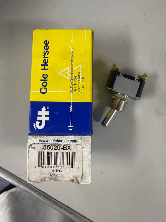 Cole Hersee 55020-BX heavy-duty Single-Pole, Single-Throw (SPST) Momentary Toggle Switch