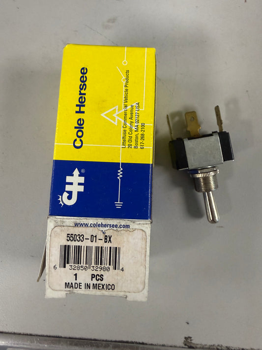 Cole Hersee 55033-01-BX heavy-duty Single-Pole, Double-Throw (SPDT) Momentary Toggle Switch