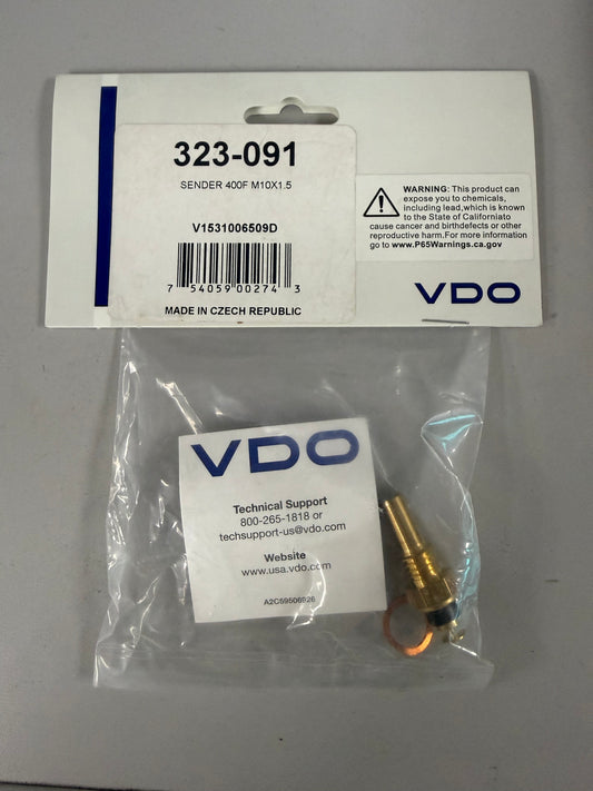 VDO 323-091 single-station electrical fluid temperature sending unit