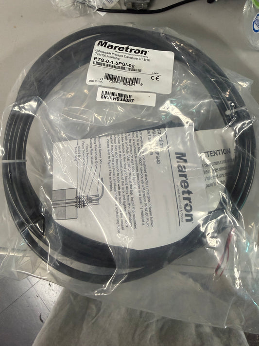 Maretron PTS-0-1.5PSI-02  (often referenced or indexed similarly to PT-0-1.5PSI variants) is a submersible pressure transducer designed to measure fluid levels in marine tanks