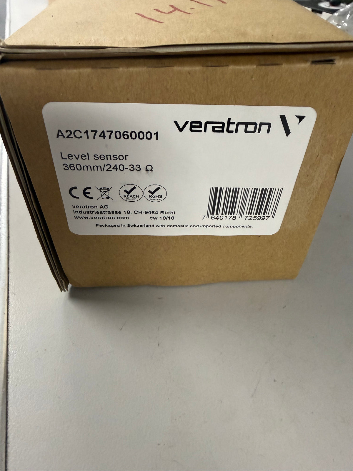 Veratron A2C1747060001 heavy-duty, Swiss-engineered 360mm tubular liquid level sensor designed primarily for marine fuel and water tanks