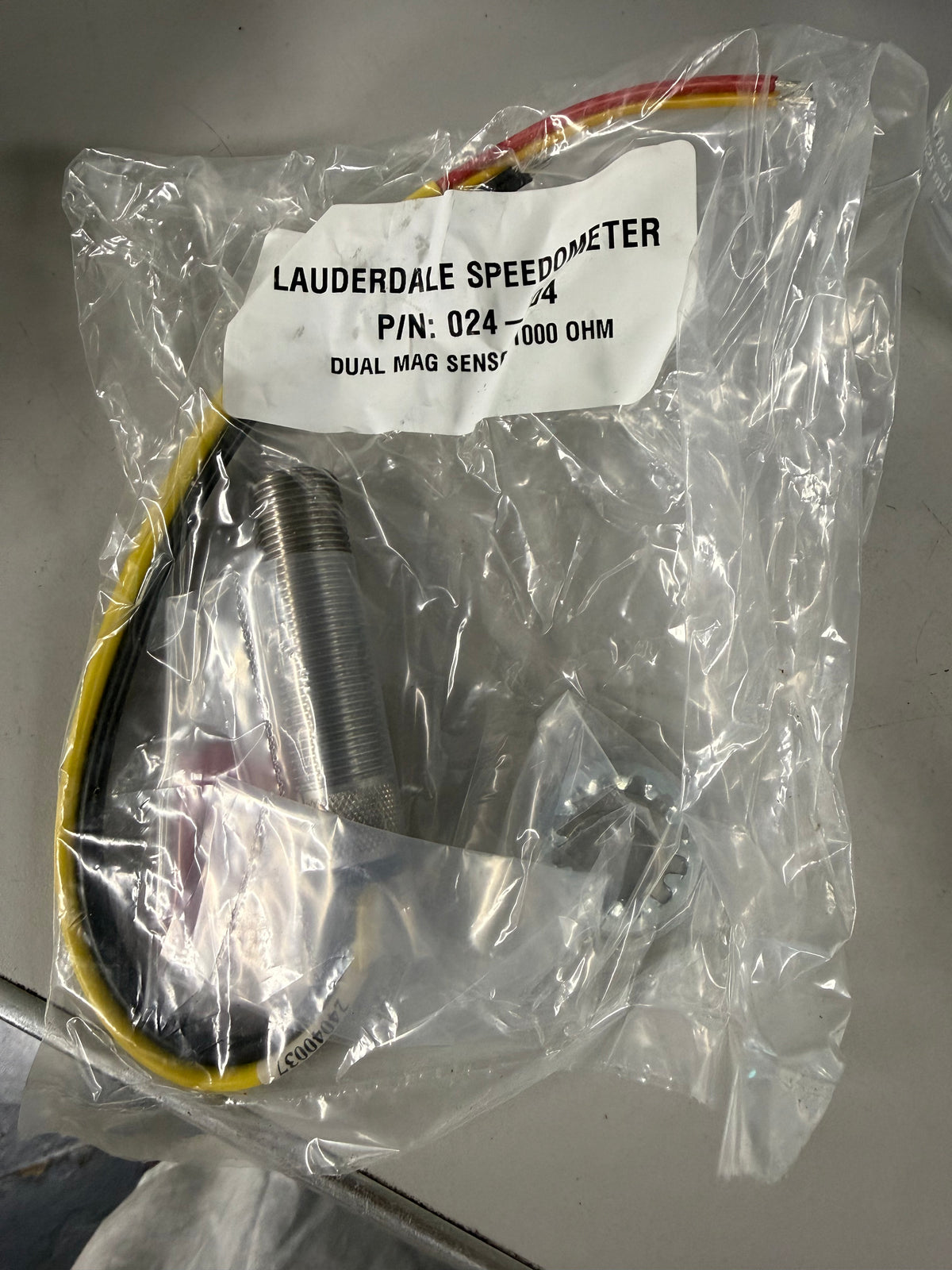 Hewitt Industries 024-604 dual-output magnetic pickup speed sensor used primarily for tachometers and speed switches