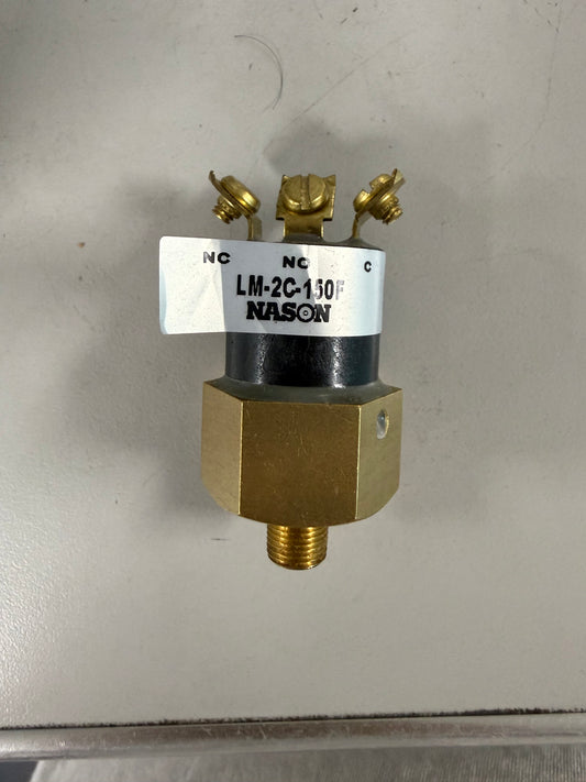 Nason LM-2C-150F is a factory-preset, heavy-duty mechanical low-pressure switch calibrated for demanding pneumatic and hydraulic systems
