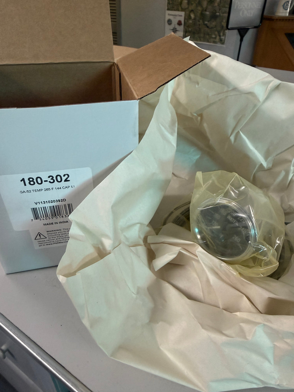 VDO 180-302 Series 1 (S1) Mechanical Water Temperature Gauge designed to capture vintage mid-century style