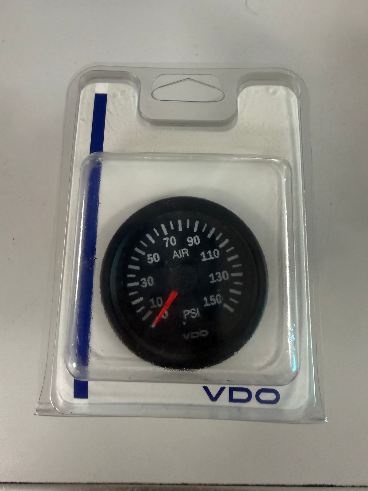 VDO 150-112 Vision Black Series Mechanical Air Pressure Gauge