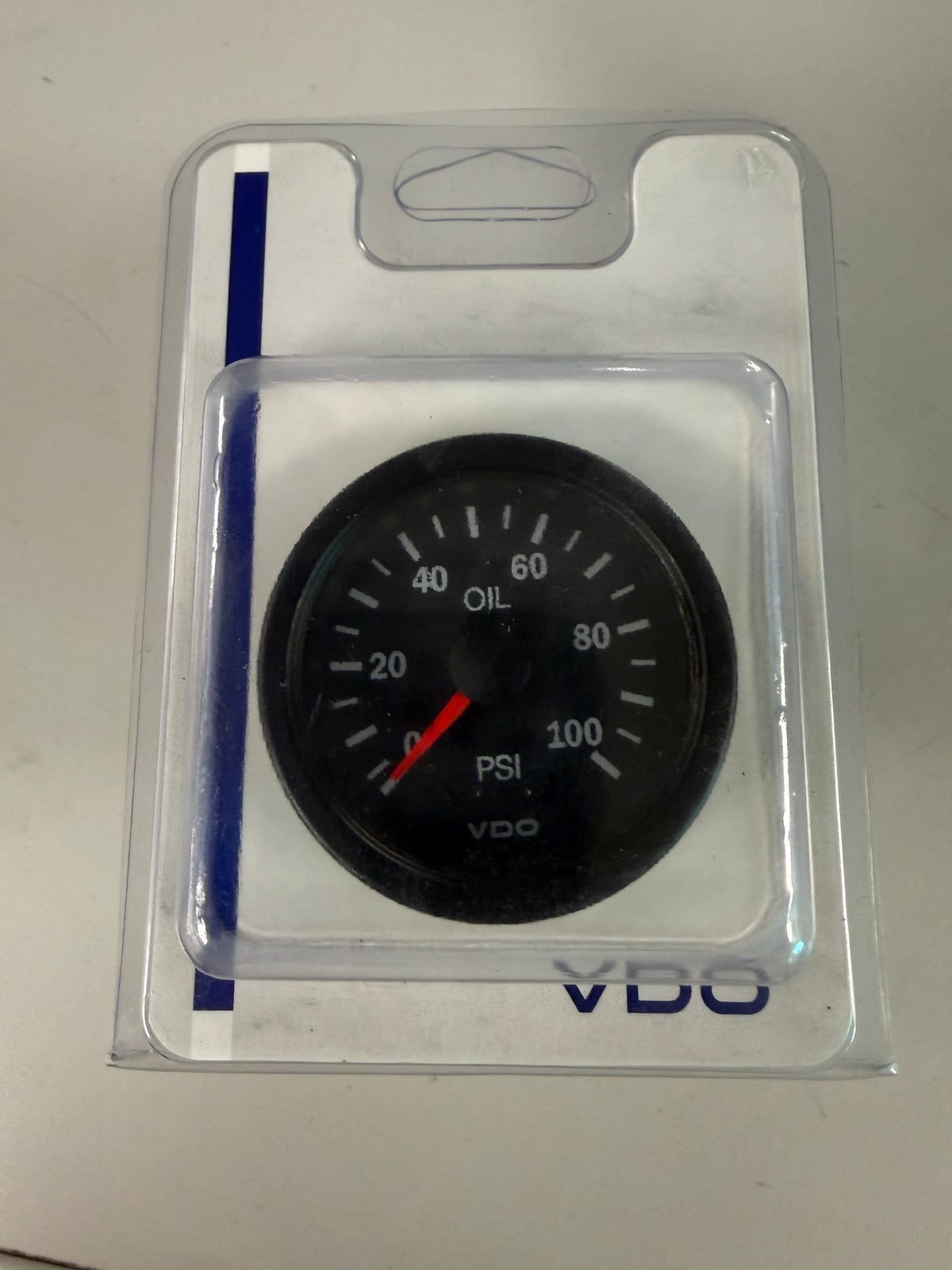 VDO 150-107 Vision Black Series Mechanical Oil Pressure Gauge