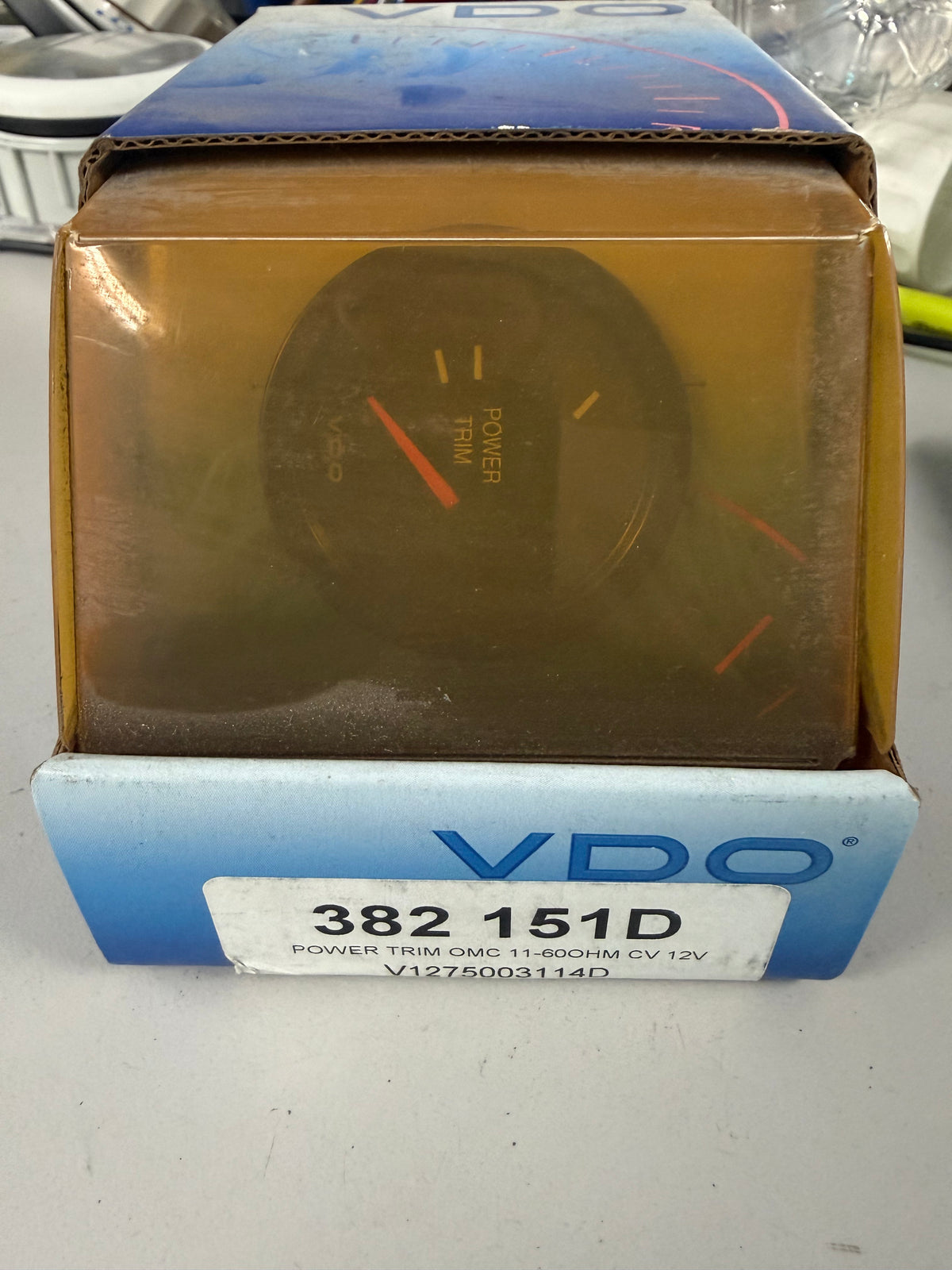 VDO 382-151 Vision Black Series Electrical Power Trim Gauge