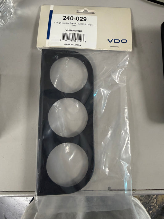 VDO Three-Hole Under-Dash Gauge Mounting Bracket #240-029