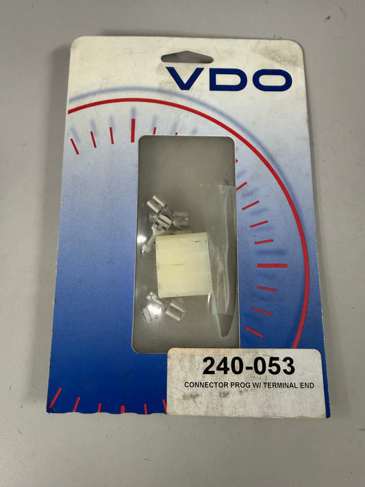 VDO 6-pole wiring connector kit complete with terminals designed for VDO speedometers and tachometers #240-053