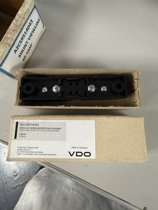 VDO  precision 60A / 60mV ammeter shunt #A2C59514043