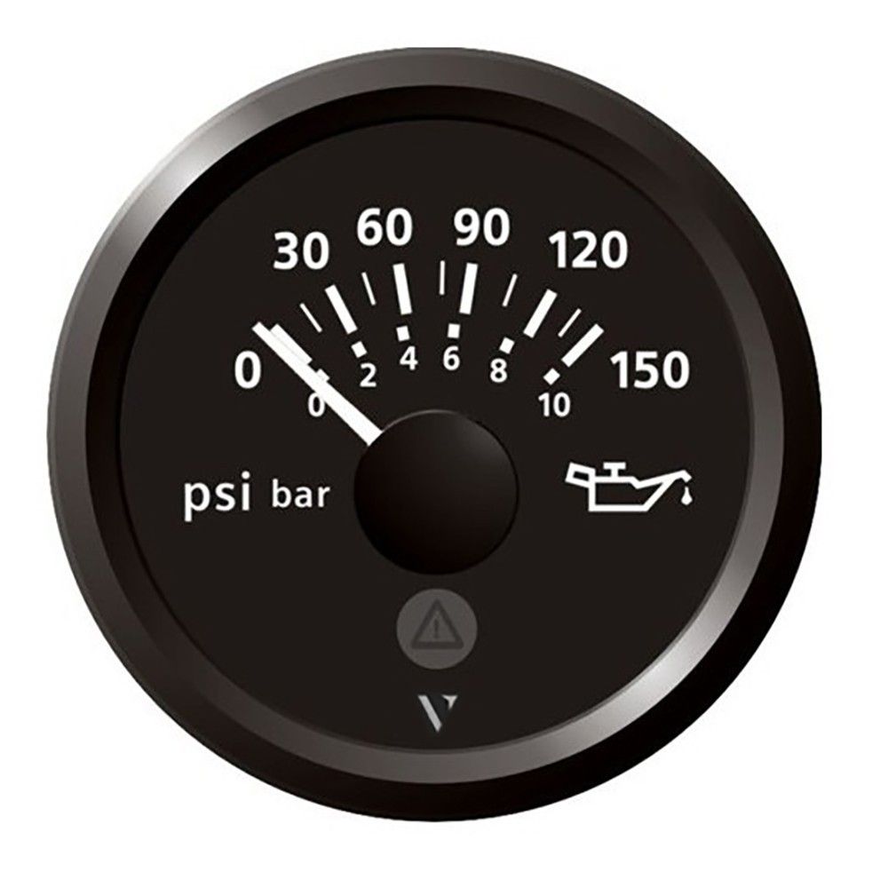 Veratron 52mm (2-1/16") Viewline Engine Oil Pressure 150 Psi - Black Dial & Bezel - A2C59514117
