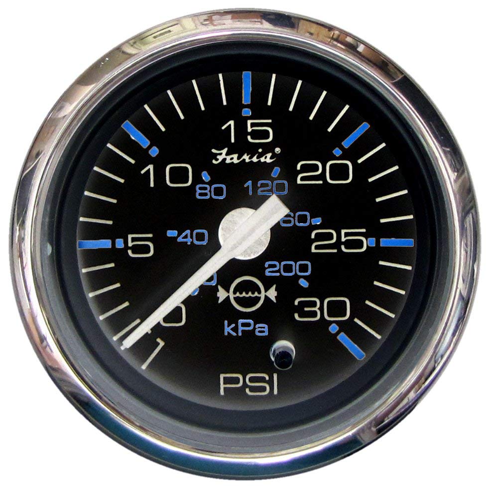 Faria Water Pressure Gauge 30 PSI - 13712