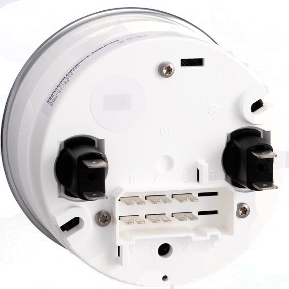 Velocímetro electrónico Vision Black de 120 MPH de 4" con calibración automática, 12 V - 437-155