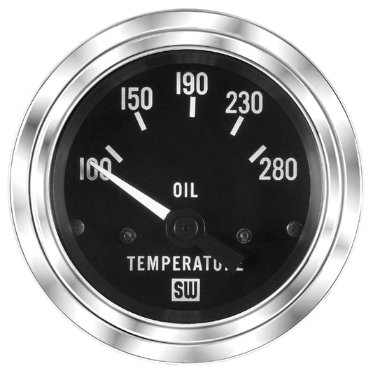 Deluxe Oil Temp Gauge 100-280F - 82115