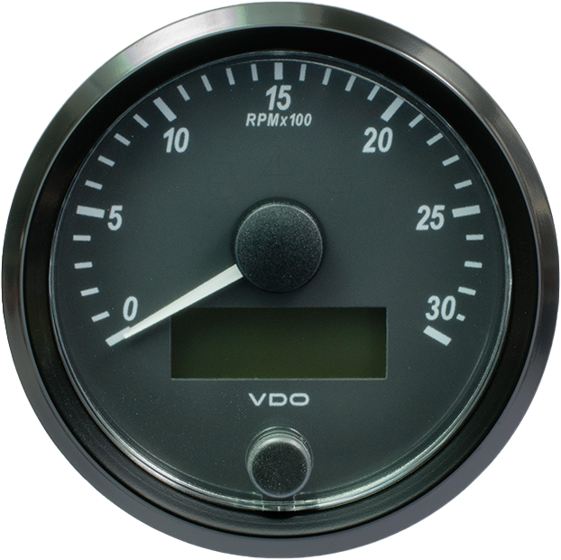Tacómetro SingleViu 80mm 3000RPM sin arnés - A2C3832980001 