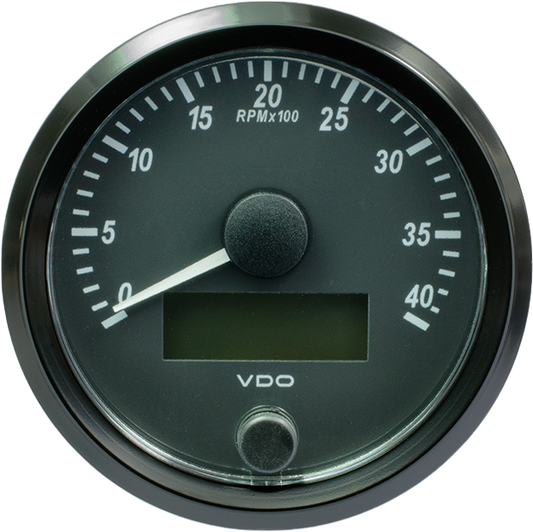 SingleViu 80mm 4000RPM tachometer without harness - A2C3832990001