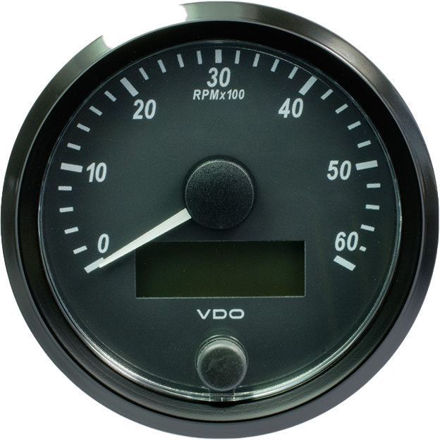 Compass Speedometer SingleViu 80mm 6000RPM tachometer without harness - A2C3833010001 ...