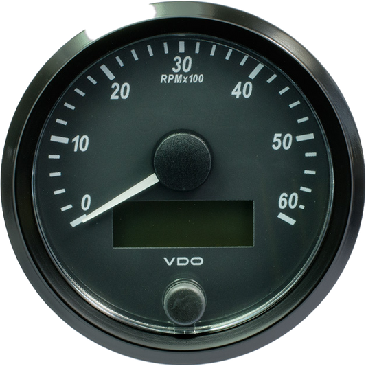 SingleViu 80mm 6000RPM tachometer without harness - A2C3833010001