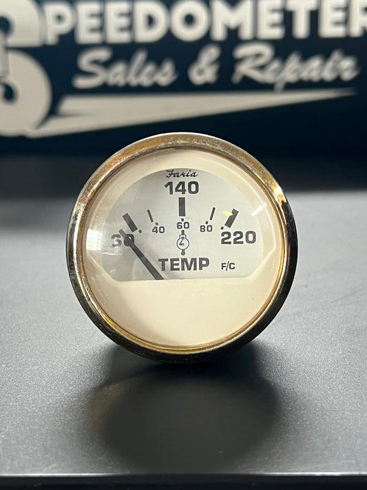 Faria Temperature Gauge With Sender 60-220 Degrees GP4001A