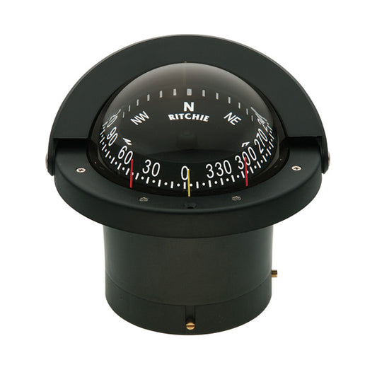 Ritchie Compass Navigator Flush Mount Black - FN-203